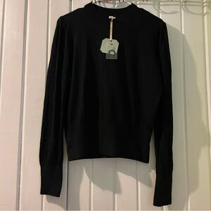 RYEGRASS mesh sleeves sweater-large NWT